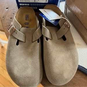 Birkenstock Bostons soft footbed size 36 narrow 5-5.5 Nwt